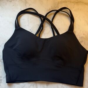 lululemon athletica Black Strappy Sports Bra